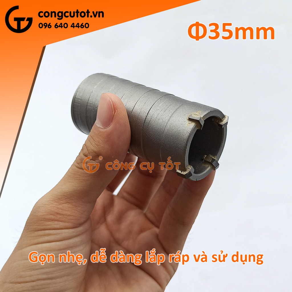 Đầu mũi khoan bê tông rút lõi dài 73mm