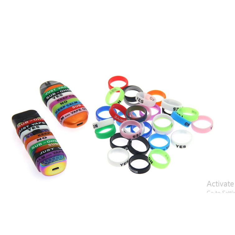 Vòng chống trơn silicol cho cần câu , ná cao su gói 100c