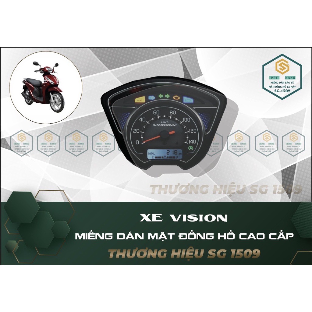 VISION PPF, DECAL MẶT ĐỒNG HỒ, ĐÈN XE VISION , FILM DÁN CHUYỂN MÀU, BẢO VỆ MẶT ĐỒNG HỒ, CHỐNG TRẦY, LÀM ĐẸP XE