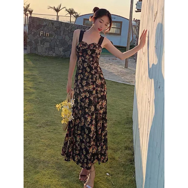 đầm đen sexy đầm hở lưng đầm dài váy cổ yếm váy tay bồng váy hoa nhí vintageváy hoa nhí vintage váy tiểu thư sang chảnh đầm bigsize nữ váy nữ xinh đầm vintage váy nữ xinh váy đi chơi đầm đi tiệc đầm nữ