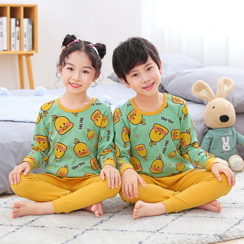 Bộ Đồ Ngủ Pijama 2 Món In Hoạt Hình Cho Bé