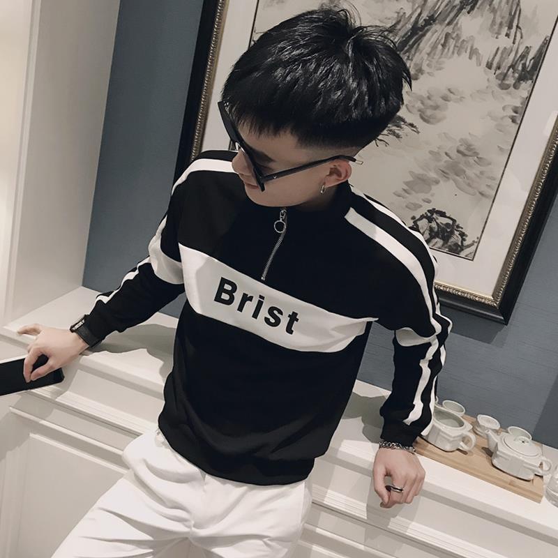 Áo Thun Nam Dài Tay Cổ Tròn Thời Trang Hàn
