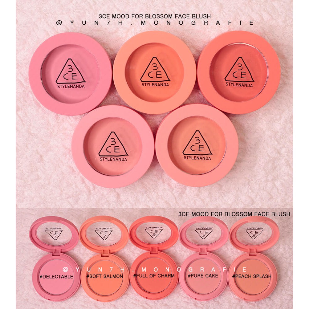 PHẤN MÁ HỒNG 3CE MOOD RECIPE ON & ON FACE BLUSH