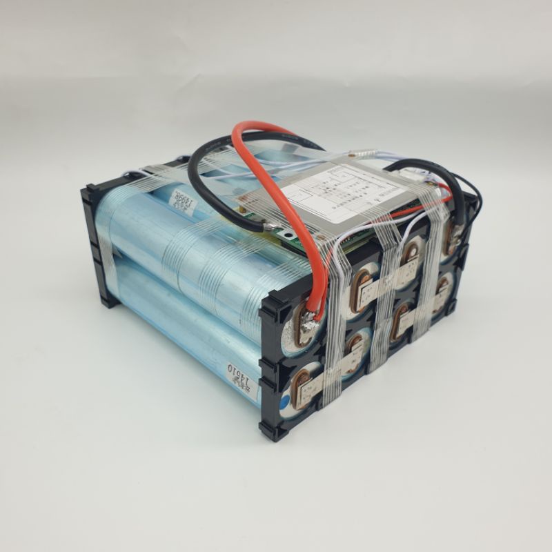 Achun.vn - KHỐI PIN SẮT 8S - 24V - 15AH - 8 viên 33140 MẠCH XẢ 50A