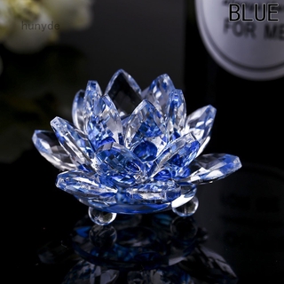 Hunyde Hoa sen bằng thủy tinh pha lê tinh tế dùng để trang trí nội thất