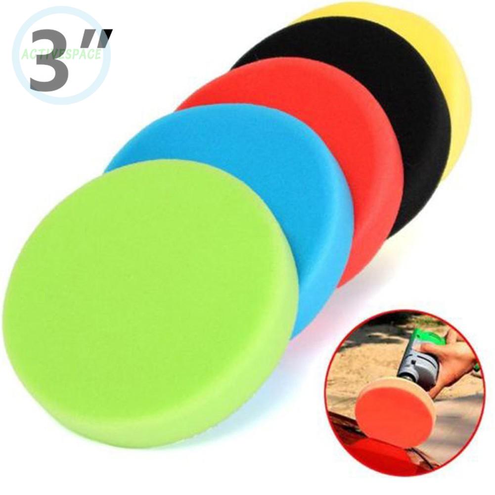 5pcs Flat Car Polishing Foam Buffing Sponge Pad Kit For Car Polisher Accessories
