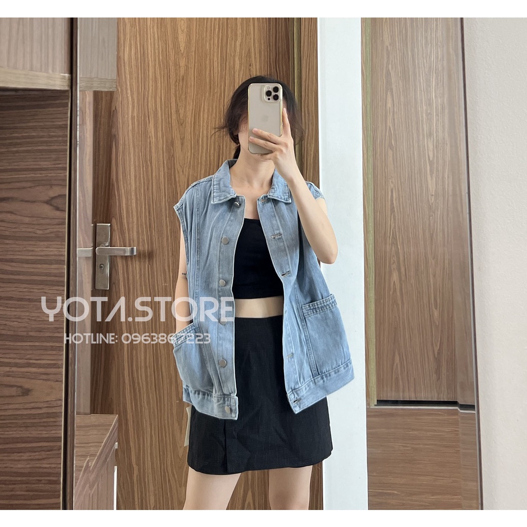 Áo khoác jeans gile - GL01