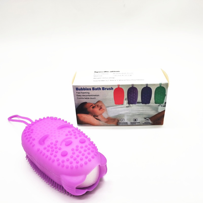 Mút Tắm Silicone Hai Mặt Tẩy Tế Bào Chết Giúp Cơ Thể Sạch Sẽ YOUYO