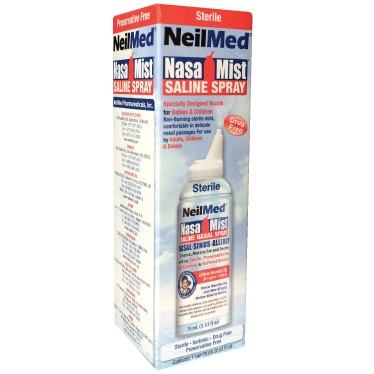 [CHÍNH HÃNG] DUNG DỊCH XỊT RỬA MŨI  NEILMED NASAMIST SALINE SPRAY ISOTONIC