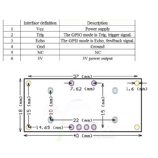 Mô Đun Cảm Biến Siêu Âm Rcwl-1601