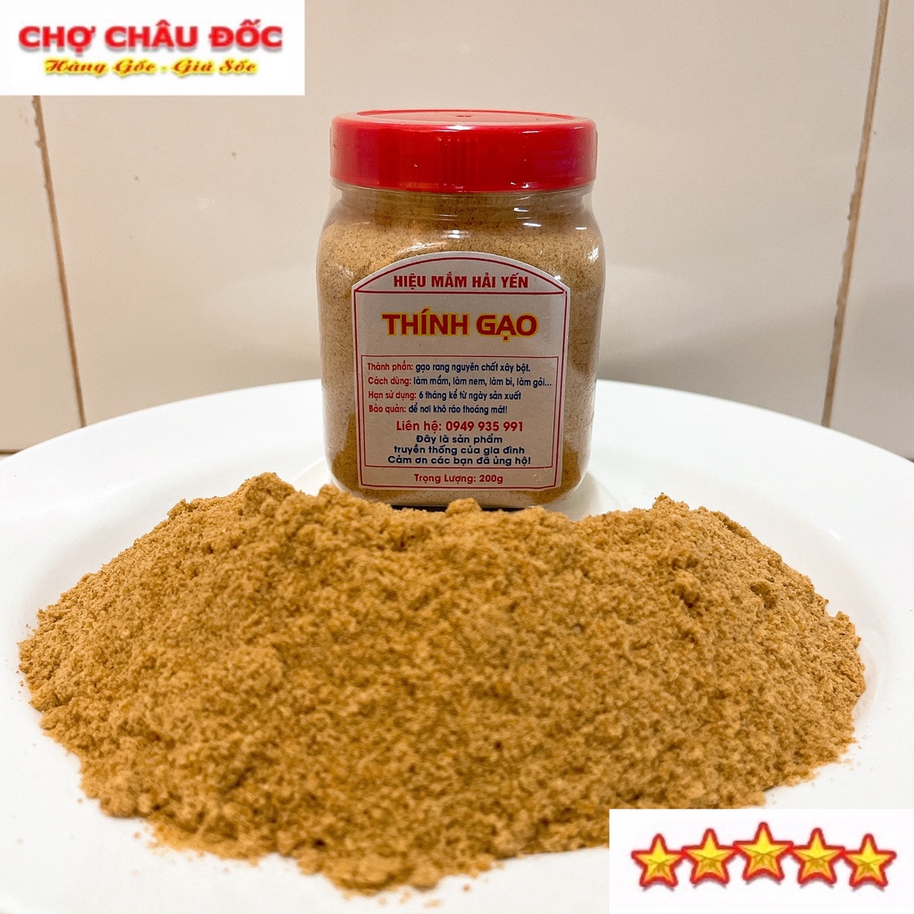 400gr Thính Gạo Gia Truyền Hải Yến Dùng Làm Mắm, Nem, Bì…