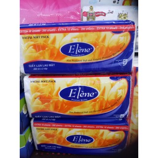 combo 3 Khăn Giấy Lụa Elène 2 Lớp 260 Tờ