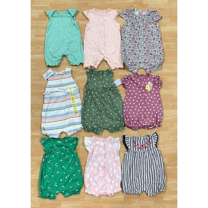 Set 3 body đùi cotton xuất dư màu ngẫu nhiên cho bé 0-24 tháng