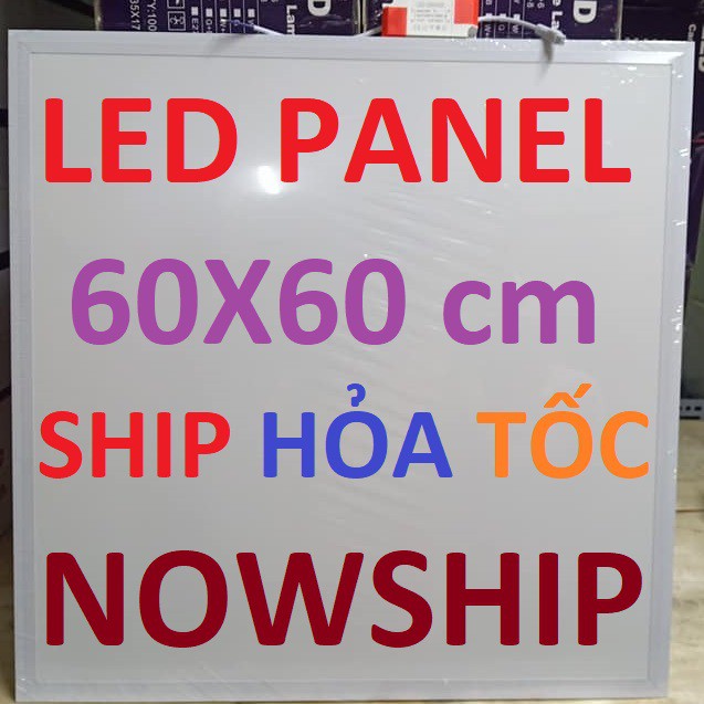 Đèn LED tấm panel thay la-phông trần 𝟲𝟬𝘅𝟲𝟬𝗰𝗺 siêu mỏng, giá bình dân, bảo hành 1 năm.