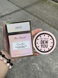 PHẤN PHỦ BỘT TOOFACED DEW YOU FRESH GLOW TRANSLUCENT SETTING POWER.