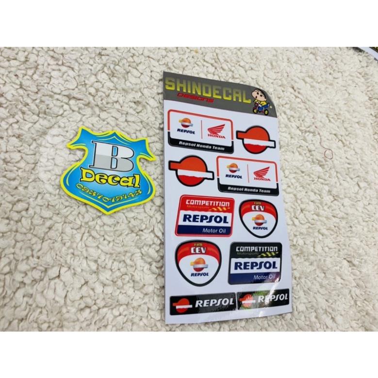 Tem logo sticker repsol honda