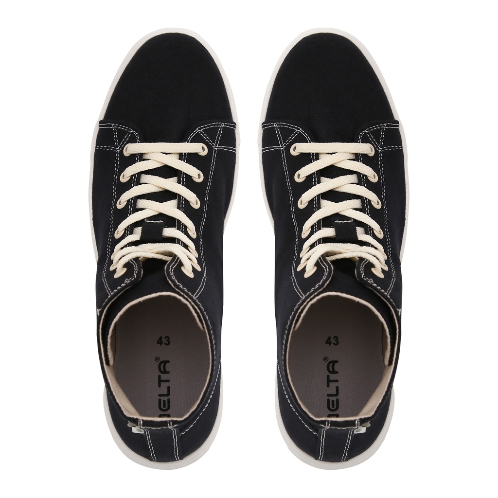 Giày lifestyle nam cổ cao DELTA Canvas LS001M0 Đế EVA mềm nhẹ, êm chân, phù hợp cho đi chơi, đi học