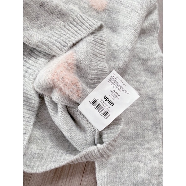 Áo len Blukids lông thỏ cho bé gái