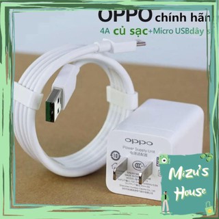 [CAM KẾT SẠC NHANH]- BỘ CÓC SẠC ĐIỆN THOẠI CỰC NHANH VOOC OPPO 4.0 AK779 F9, F9 Plus A37