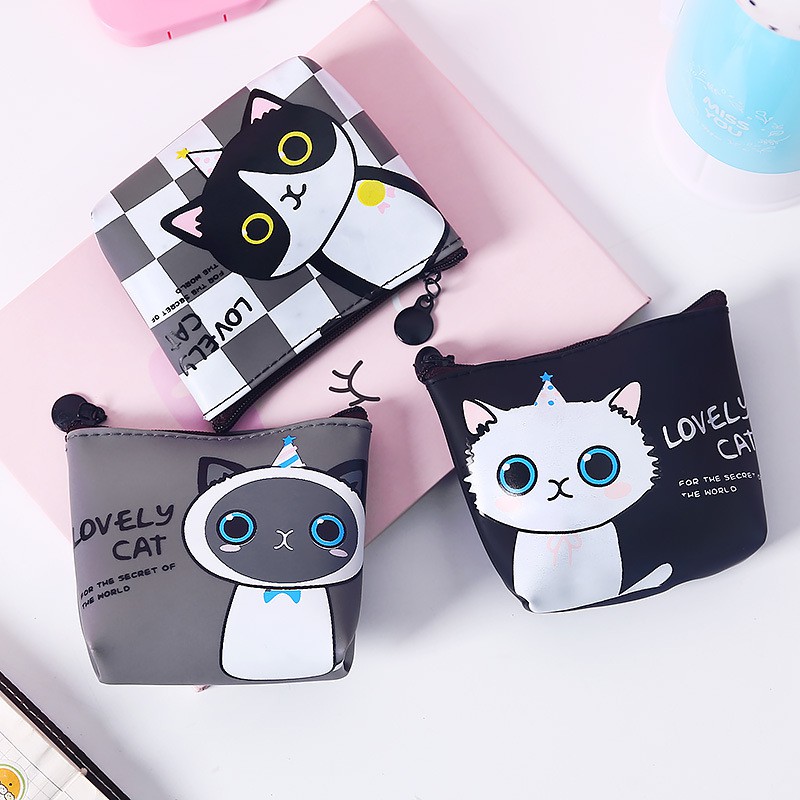 Ví cầm tay Mèo dễ thương