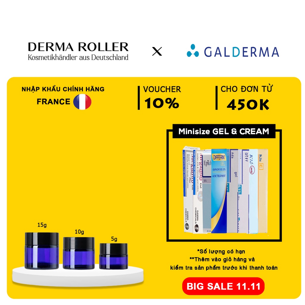 [Mẫu thử 1g]DERMA Gel Kem Giảm Mụn Ngừa Thâm Trứng Cá, Mụn Ẩn, Mụn Đầu Đen, Hàng Chính Hãng, Mẫu Mới Nhất 2022 | BigBuy360 - bigbuy360.vn