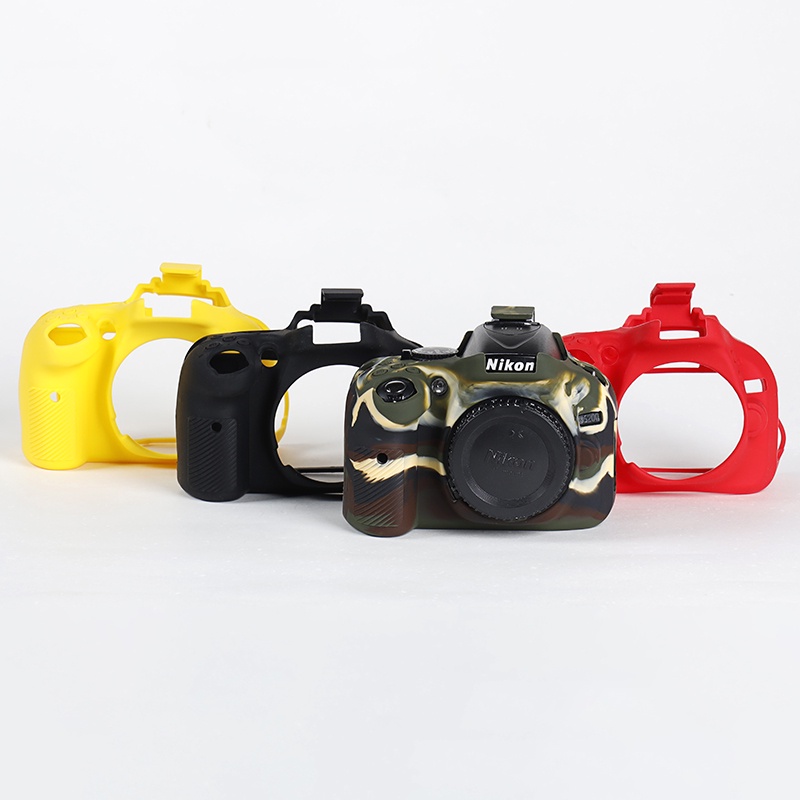 Dành Cho Máy Ảnh Nikon D5100 D5200 Ốp Lưng Silicon Bảo Vệ