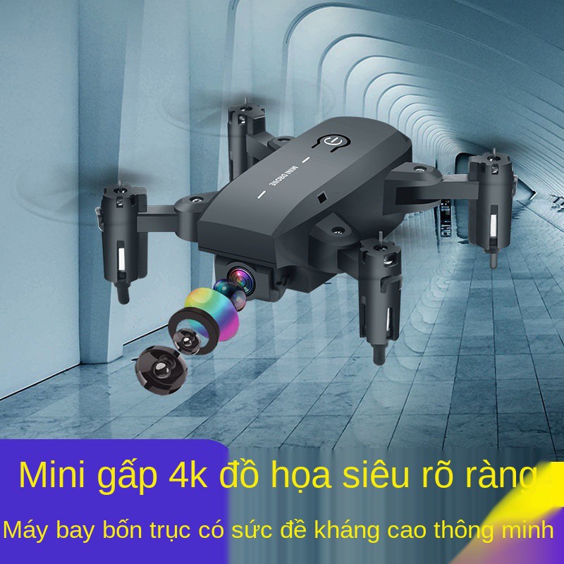 ▪⊙▧Máy bay không người lái điều khiển từ xa siêu nhỏ loại có thể gập lại chụp ảnh trên độ nét cao chống rơi trẻ
