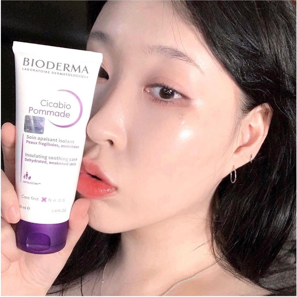 Kem dưỡng phục hồi da Bioderma Cica Cicabio Creme 40ml - Tím - Pháp