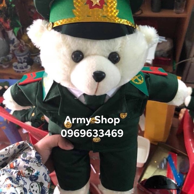 Gấu bông bộ đội biên phòng