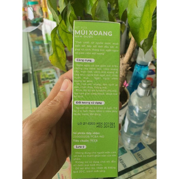 Xịt rửa mũi Xoang Nam Dược ( chai 75ml )