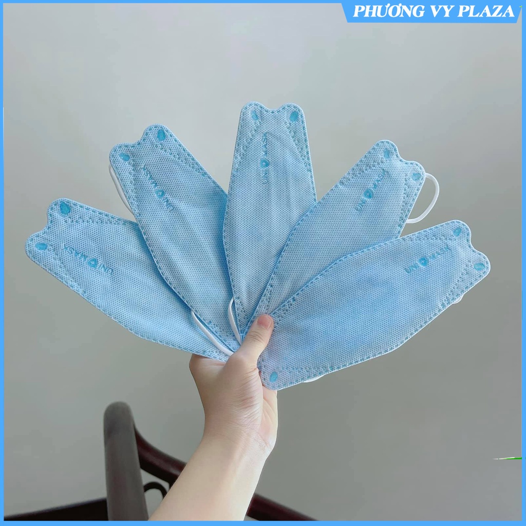 Khẩu trang kf94 mask 4 lớp kháng khuẩn chuẩn Hàn Quốc form 3d - set 10 chiếc (khosithuanthanh)