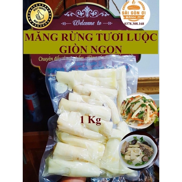 Măng non tươi nhà làm- 1kg, giòn ngon(chỉ ship hoả tốc)