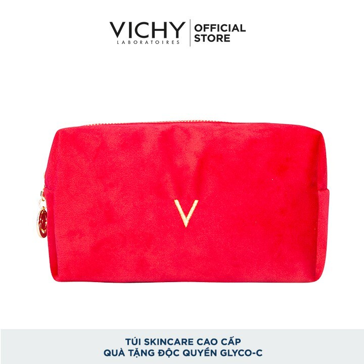 Túi skincare cao cấp quà tặng độc quyền Vichy Glyco-C