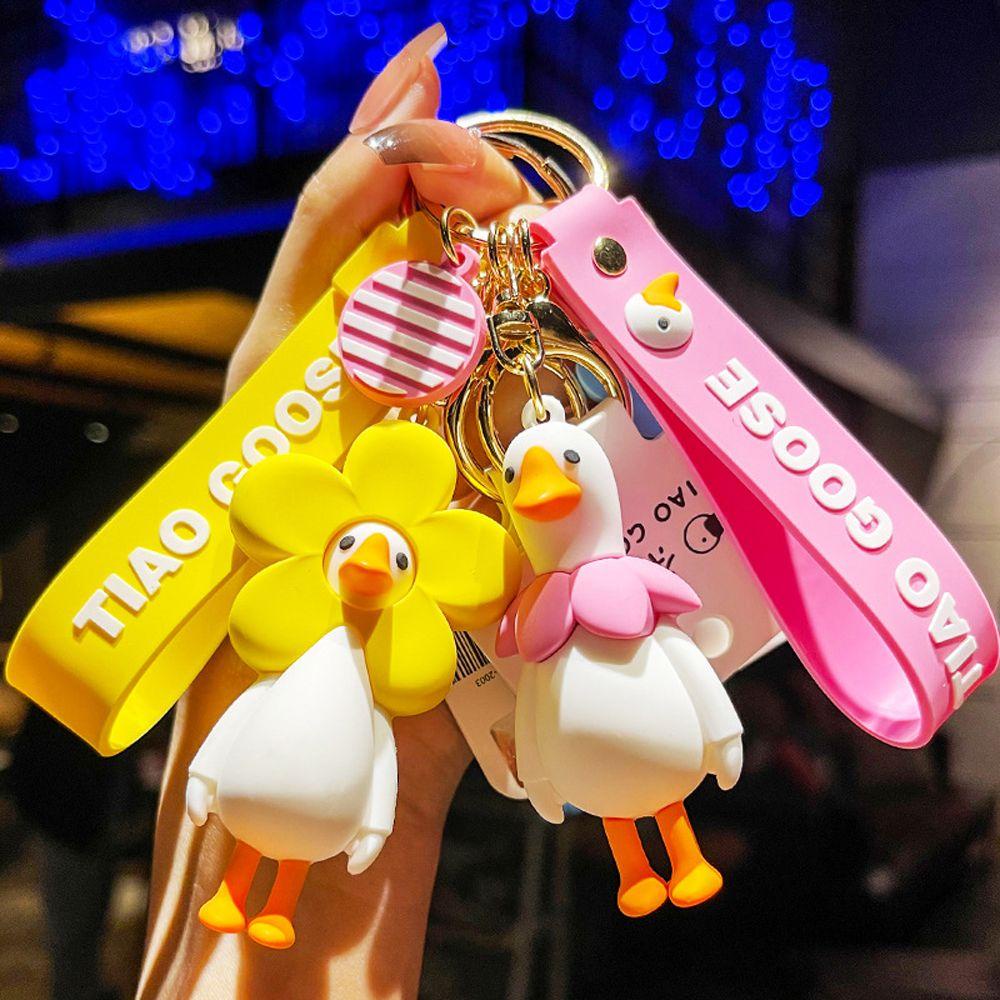 Móc Khóa Hình Ngỗng Hoạt Hình REBUY1 Dành Cho Bé