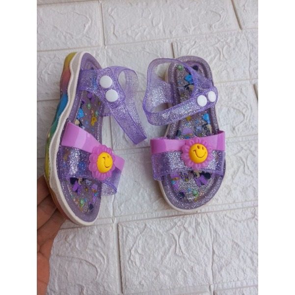 Dép quai hậu bé gái.sandal bé gái nhựa dẻo