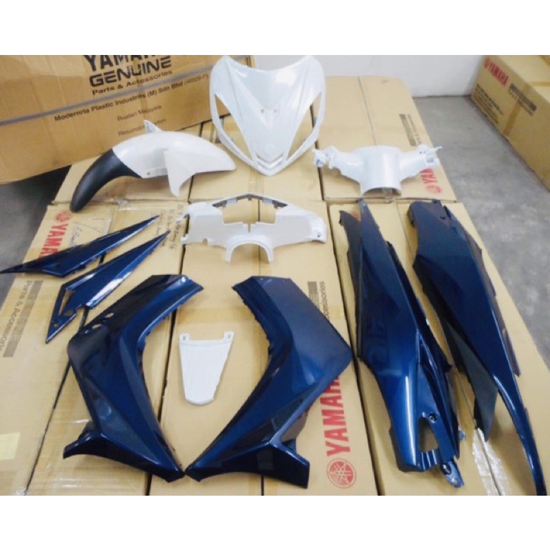 Áo LC V1 chính hãng malaysia Trắng/Xanh