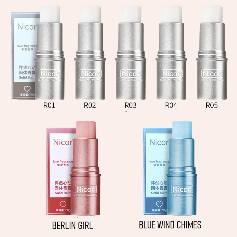 Nước Hoa Khô Nicor Dạng Sáp Lưu Hương Thơm Lâu Cho Nam Và Nữ