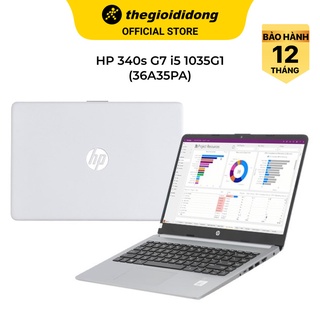 Laptop hp 340s g7 i5 1035g1/8gb/512gb/14"f/win10//xám - hàng chính hãng