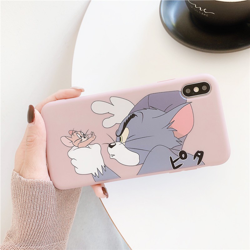 Ốp lưng iphone Catch Jerry TPU trơn dẻo mềm 5/5s/6/6plus/6s/6splus/7/7plus/8/8plus/x/xr/xs/11/12/pro/max/plus/promax | BigBuy360 - bigbuy360.vn