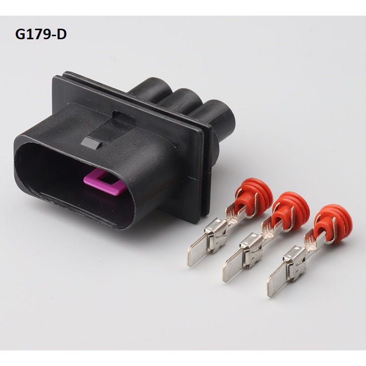 G179-Giắc cắm tản nhiệt quạt điện tử 3 lỗ 6.3mm