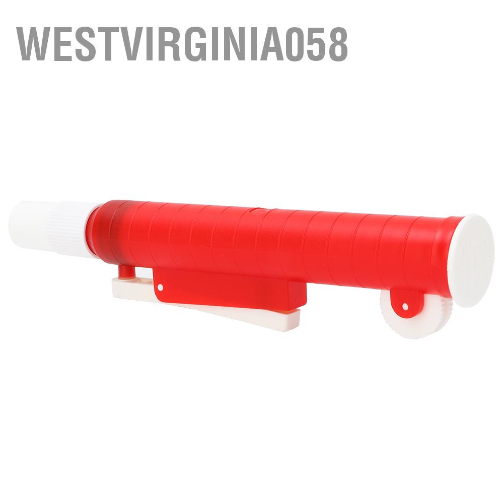 Westvirginia058 Pipette Pump Filler for Disposable Plastic and Glass Pipettes 25ml Red