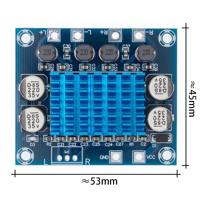 Bảng Mạch Khuếch Đại Âm Thanh Kỹ Thuật Số tpa3110 xh-M232 30w + 30w 2.0 dc 8-26v 3a c6-001