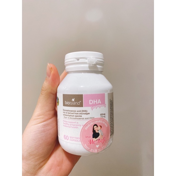 Viên uống bổ sung vitamin cho bà bầu Bio Island DHA 60 viên - Mẹ Rofi