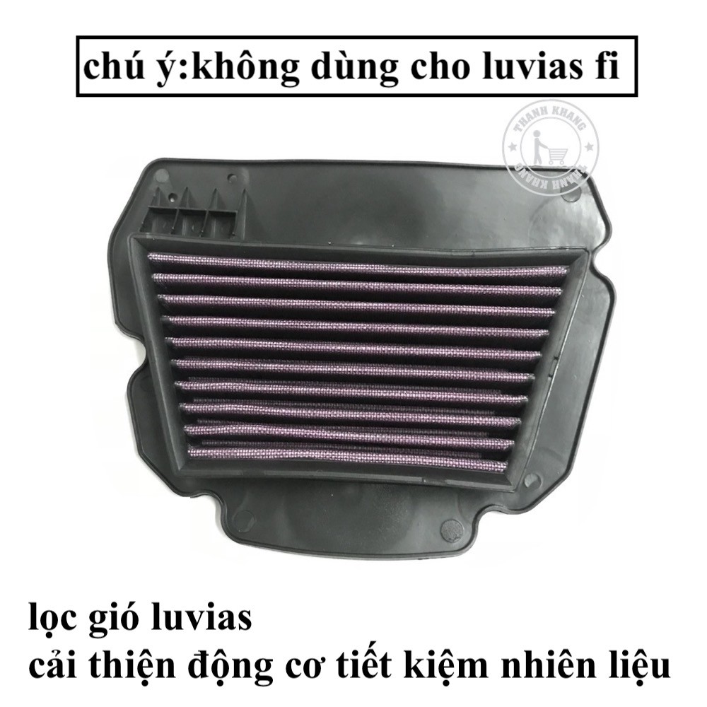 Lọc gió độ LUVIAS cải thiện động cơ tiết kiệm nhiên liệu Thanh Khang 006000846