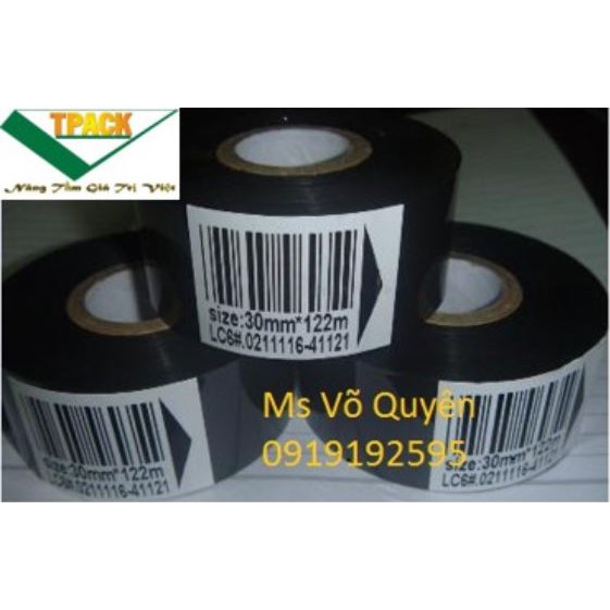 Mực nhiệt in date 30x122 , sử dụng cho máy in date, máy đóng date