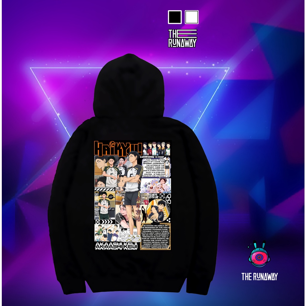 Áo Hoodie Haikyuu !!: Akaashi Keiji Nam / Nữ by The Runaway