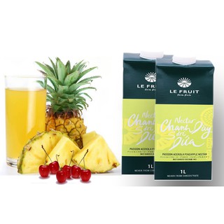 Nước ép Le Fruit chanh dây, sơ ri, dứa 1L