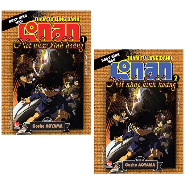 Sách - Combo Thám Tử Lừng Danh Conan Hoạt Hình Màu: Nốt Nhạc Kinh Hoàng (Tái Bản 2019) - Bộ 2 Tập