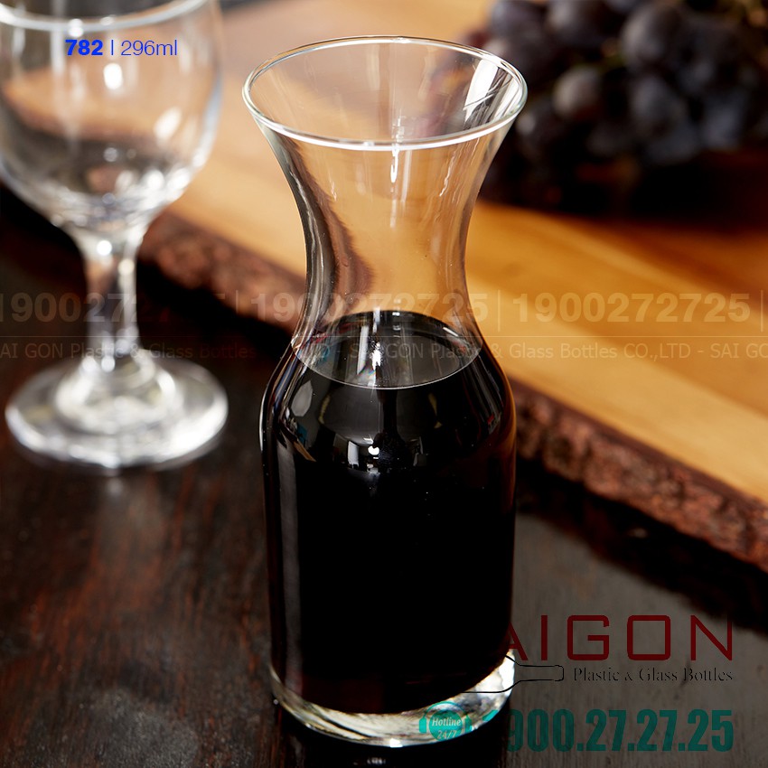 Bình Rót Thủy Tinh Decanter 296ml | Thủy Tinh Cao Cấp , Nhập Khẩu E.U