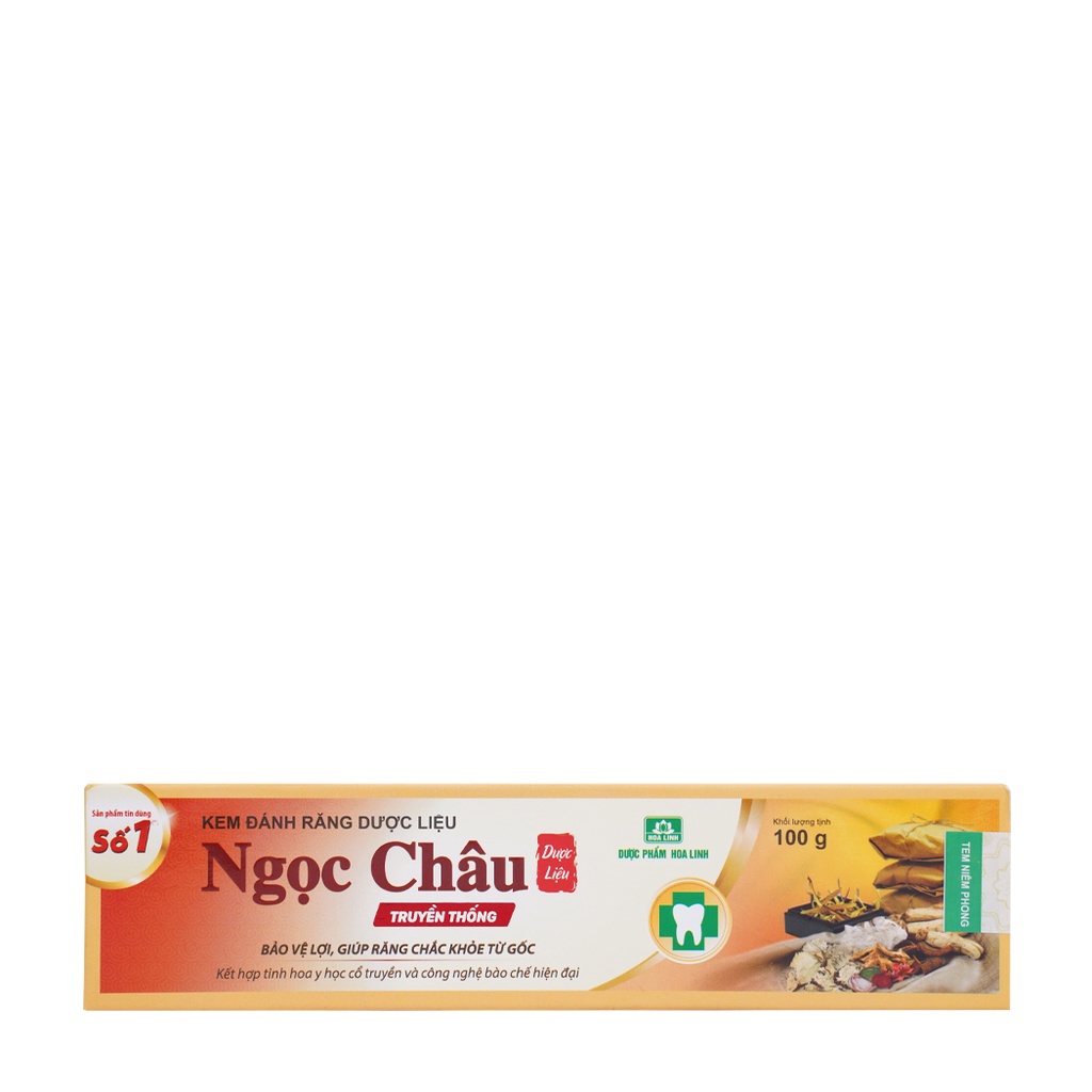 Kem đánh răng Ngọc Châu dược liệu từ thiên nhiên(100g)